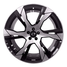 Roda R-DESIGN Aro 20" tala 7,5"  Diamantado Preto Brilhante