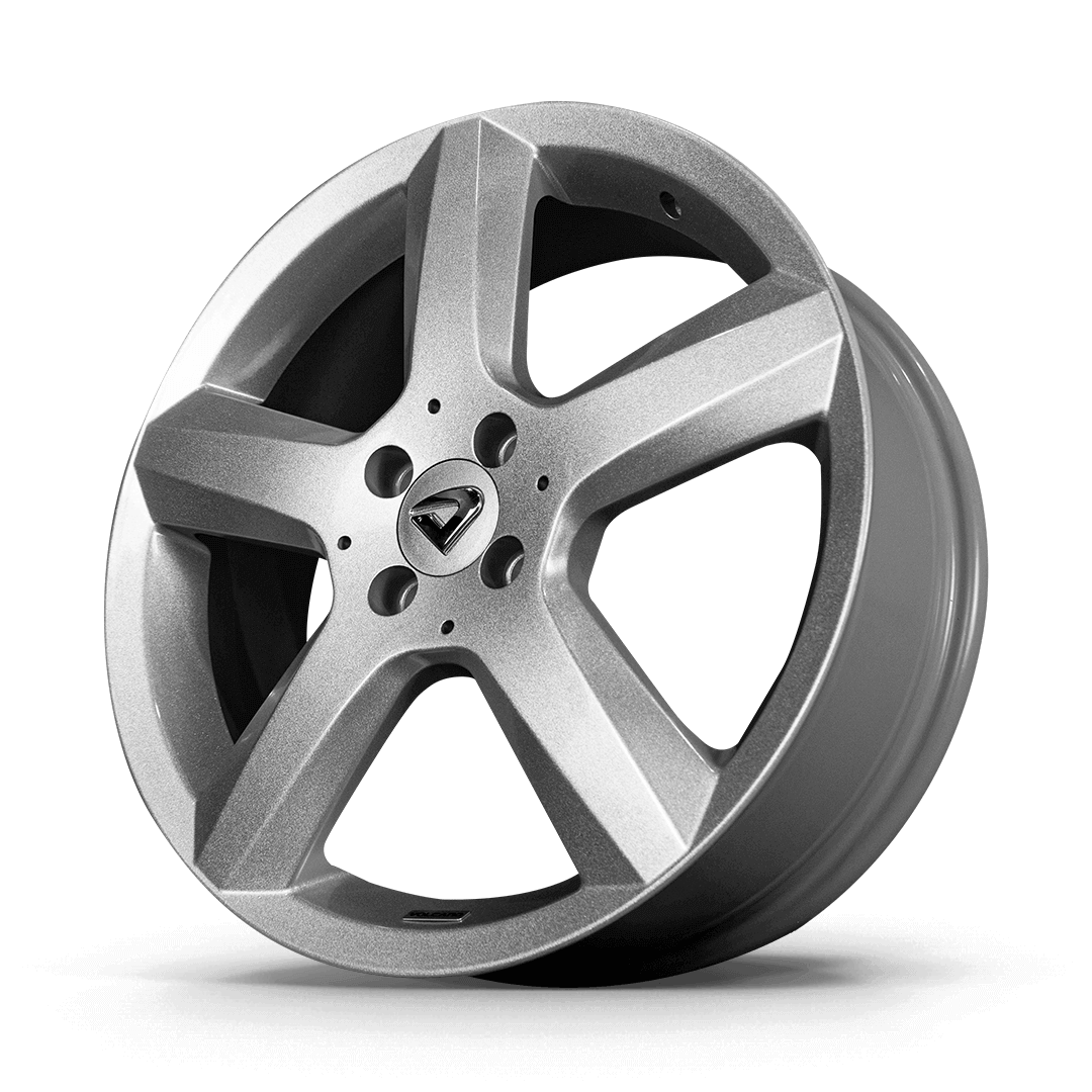 Roda SLK Aro 18" Tala 6" - Prata Brilhante
