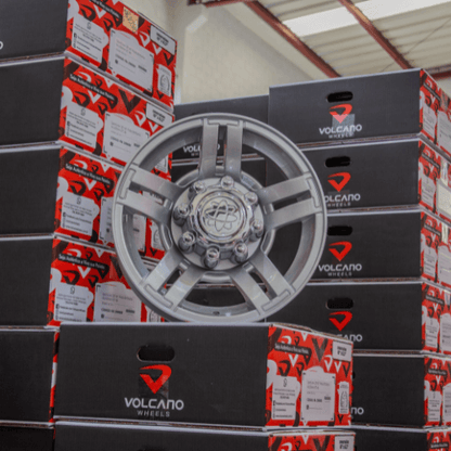 Roda SUPER DUTY Aro 18" tala 7"  -  Prata Brilhante