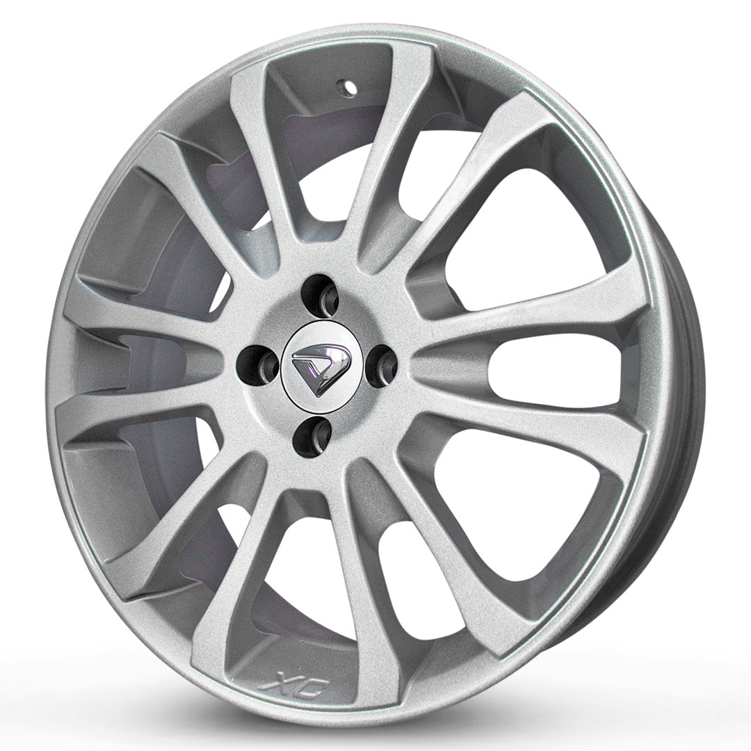 Roda THOR Aro 17" tala 6"  Prata Brilhante
