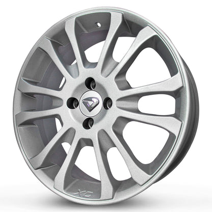 Roda THOR Aro 17" tala 6"  Prata Brilhante