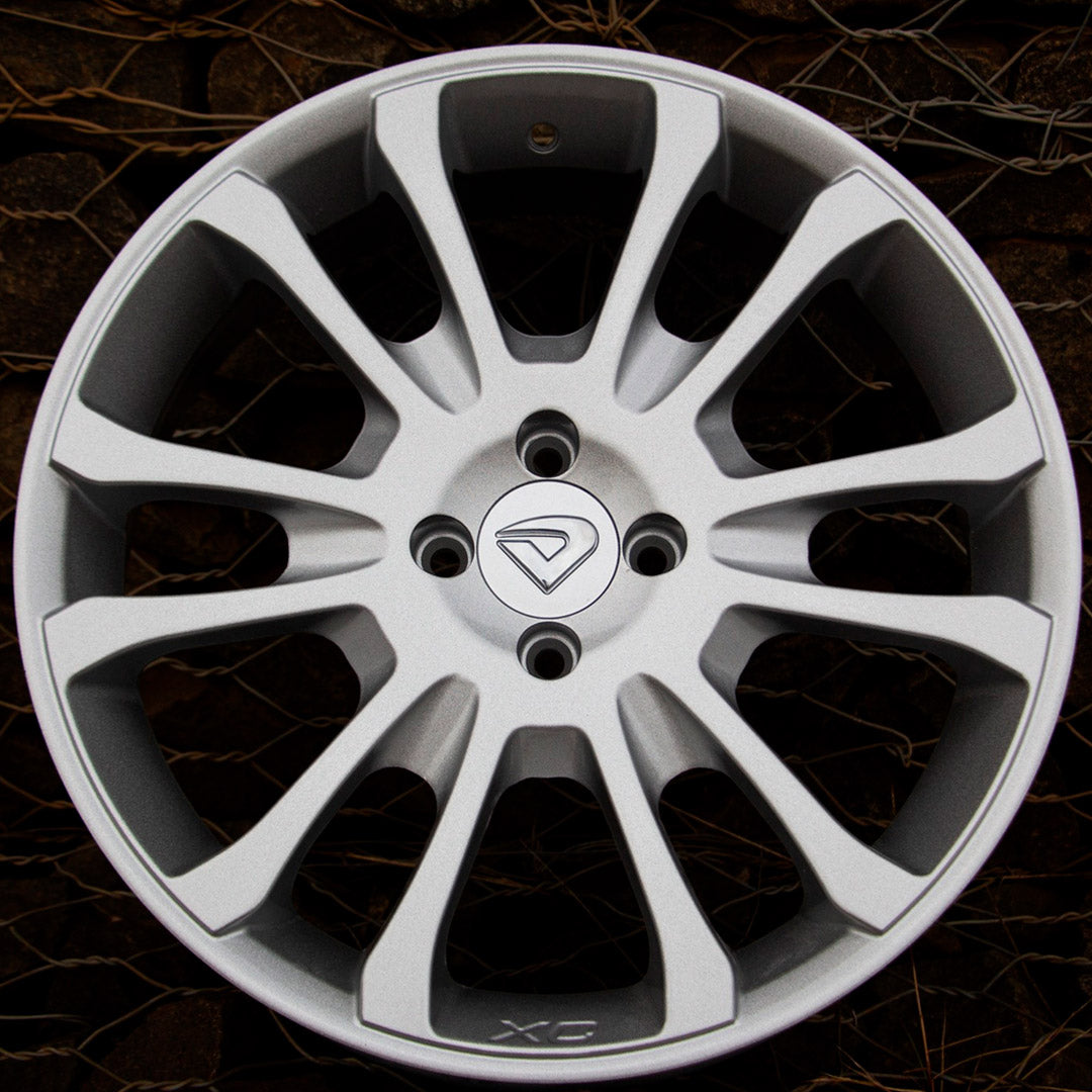 Roda THOR Aro 17" tala 6"  Prata Brilhante
