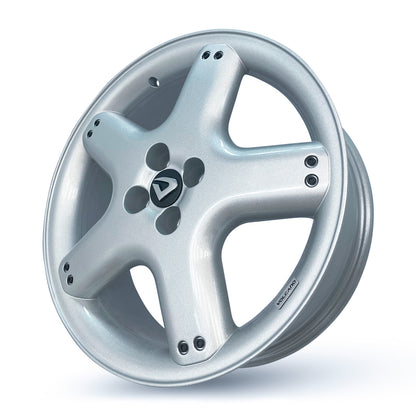 Roda TSi 96 Aro 18" tala 6"  Prata Brilhante
