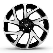 Roda VELAR Aro 18" tala 6" Diamantada Total Preto Brilhante