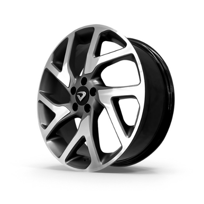 Roda VELAR Aro 18" tala 6" Prata Brilhante