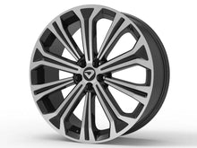 Roda Volcano ATLANTA Aro 18" tala 7" Preto Brilhante Diamantada Total