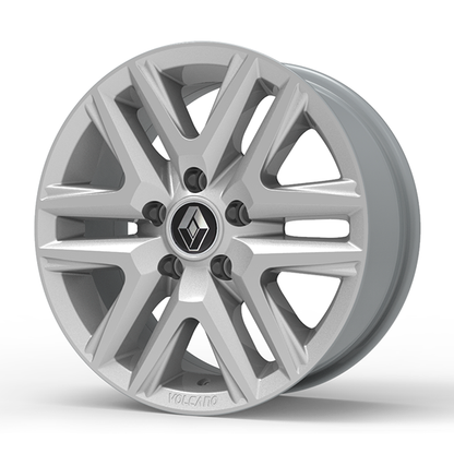 Roda Volcano ATTACK 16" OROCH Aro 16" tala 7" Prata diamantado