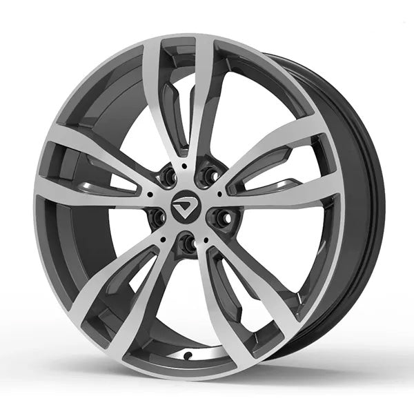 Roda Volcano BREMEN Aro 20" tala 8,5" Grafite brilhante diamantado