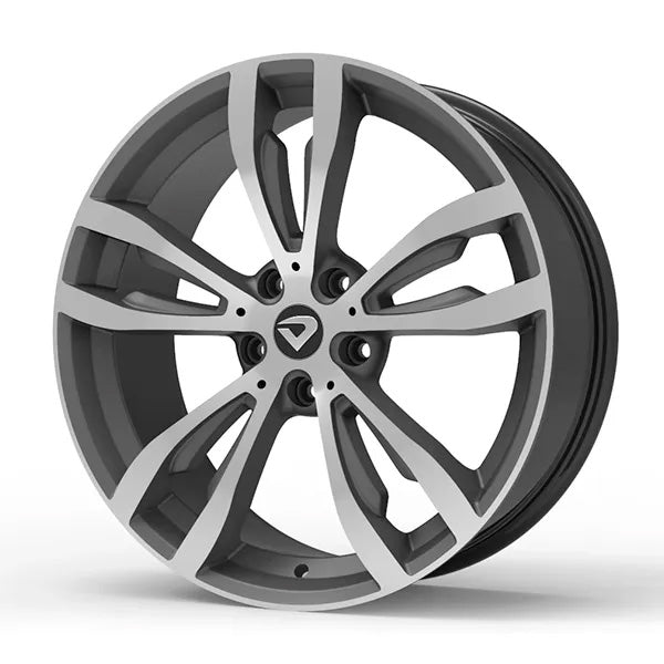 Roda Volcano BREMEN Aro 20" tala 8,5" Grafite fosco diamantado