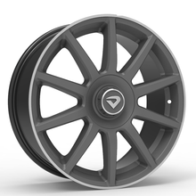 Roda Volcano DAIMLER Aro 17" tala 6" Grafite fosco diamantado