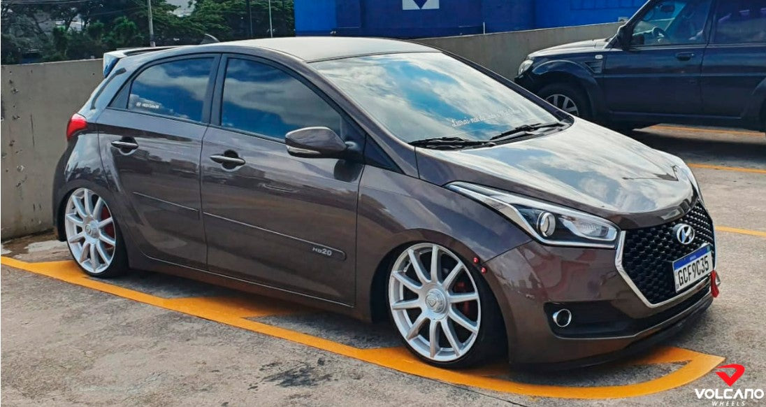 Roda Volcano DAIMLER Aro 17" tala 7" - Prata