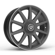 Roda Volcano DAIMLER Aro 18" tala 6" - Grafite Fosco Diamantado