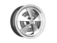 Roda Volcano ESCARABAJO Aro 15" tala 6" Grafite Brilhante Diamantado Fusca Kombi Brasília