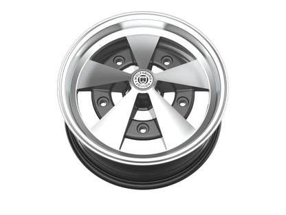 Roda Volcano ESCARABAJO Aro 15" tala 6" Grafite Brilhante Diamantado Fusca Kombi Brasília