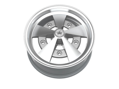 Roda Volcano ESCARABAJO Aro 15" tala 6" Prata Brilhante Diamantado Fusca Kombi Brasília