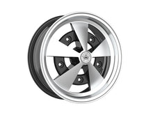 Roda Volcano ESCARABAJO Aro 15" tala 6" Preto Diamantado Fusca Kombi Brasília