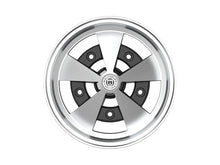 Roda Volcano ESCARABAJO Aro 15" tala 8" Preto Diamantado Fusca Kombi Brasília