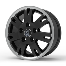 Roda Volcano EUROPA BOXER Aro 16" tala 7" Preto com Borda Diamantada
