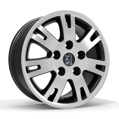 Roda Volcano EUROPA BOXER Aro 16" tala 7" Preto Diamantado