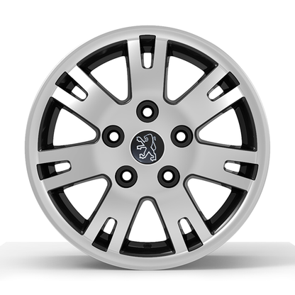 Roda Volcano EUROPA BOXER Aro 16" tala 7" Preto Diamantado