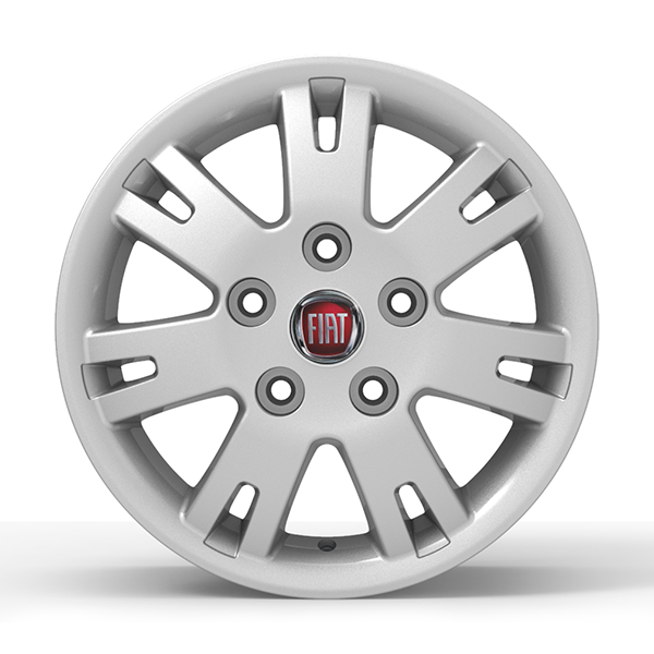 Roda Volcano EUROPA DUCATO Aro 16" tala 7" Prata