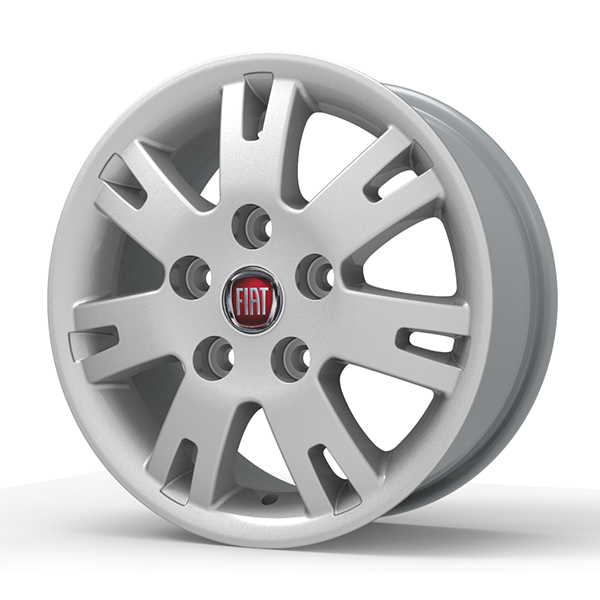 Roda Volcano EUROPA DUCATO Aro 16" tala 7" Prata