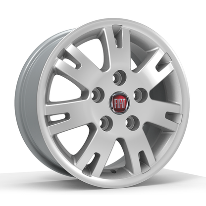 Roda Volcano EUROPA DUCATO Aro 16" tala 7" Prata diamantado
