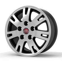 Roda Volcano EUROPA DUCATO Aro 16" tala 7" Preto Diamantado
