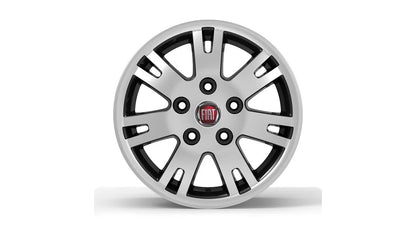 Roda Volcano EUROPA DUCATO Aro 16" tala 7" Preto Diamantado Furação 5x120mm Et66 Cubo 78,5