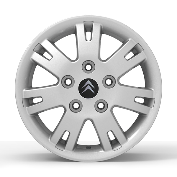 Roda Volcano EUROPA JUMPER Aro 16" tala 7" Prata