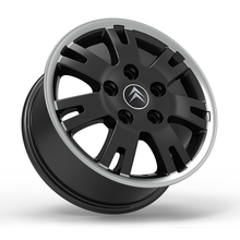 Roda Volcano EUROPA JUMPER Aro 16" tala 7" Preto com Borda Diamantada