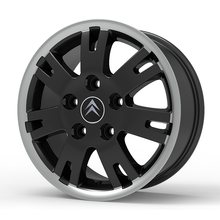 Roda Volcano EUROPA JUMPER Aro 16" tala 7" Preto com Borda Diamantada