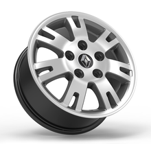 Roda Volcano EUROPA MASTER Aro 16" tala 7" Grafite brilhante diamantado