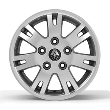 Roda Volcano EUROPA MASTER Aro 16" tala 7" Grafite brilhante diamantado