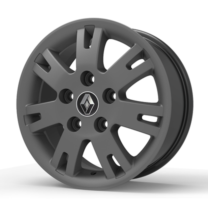Roda Volcano EUROPA MASTER Aro 16" tala 7" Grafite Fosco