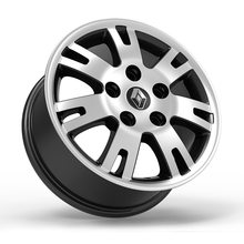 Roda Volcano EUROPA MASTER Aro 16" tala 7" Preto Diamantado