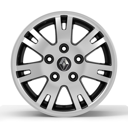 Roda Volcano EUROPA MASTER Aro 16" tala 7" Preto Diamantado