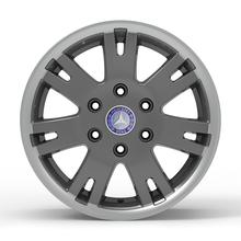 Roda Volcano EUROPA SPRINTER Aro 16" tala 7" Grafite brilhante com borda diamantada