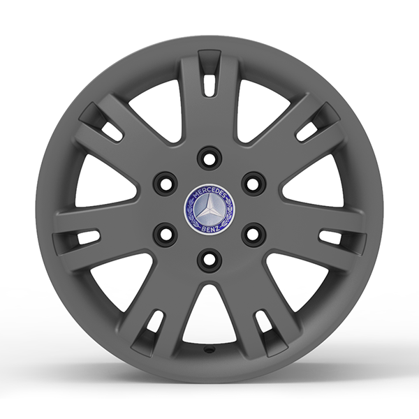 Roda Volcano EUROPA SPRINTER Aro 16" tala 7" Grafite Fosco