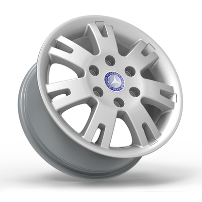 Roda Volcano EUROPA SPRINTER Aro 16" tala 7" Prata