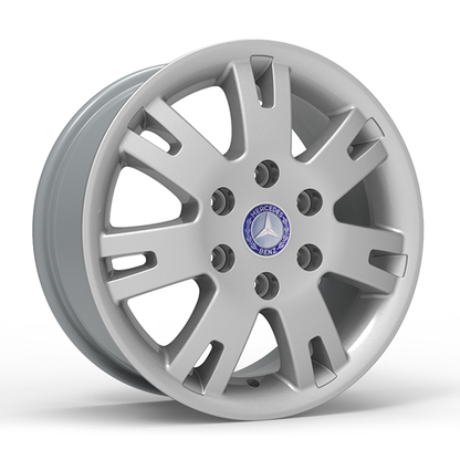 Roda Volcano EUROPA SPRINTER Aro 16" tala 7" Prata