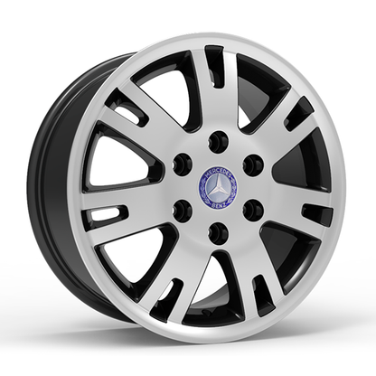 Roda Volcano EUROPA SPRINTER Aro 16" tala 7" Preto Diamantado