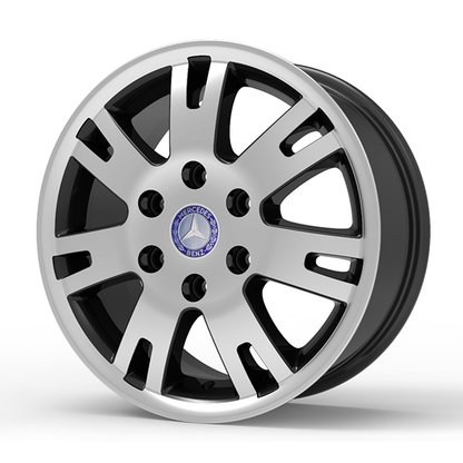 Roda Volcano EUROPA SPRINTER Aro 16" tala 7" Preto Diamantado