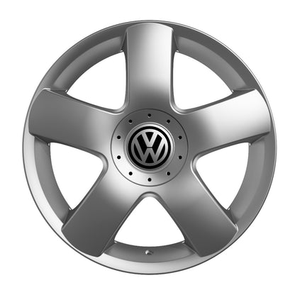 Roda Volcano EVIDENCE Aro 18" tala 6" Prata Brilhante GOL, Saveiro, FOX, Spacefox, Polo, Polo Sedan, Voyage