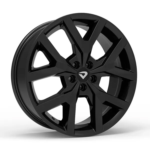 Roda Volcano HIGH LINE Aro 18" tala 7" Preto Brilhante