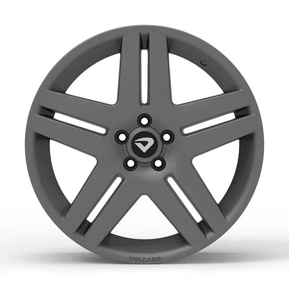 Roda Volcano LONG BEACH Aro 18" tala 6" Grafite Fosco
