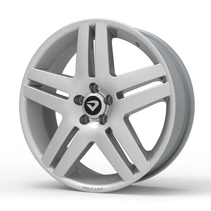 Roda Volcano LONG BEACH Aro 18" tala 6" Prata