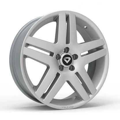 Roda Volcano LONG BEACH Aro 18" tala 6" Prata