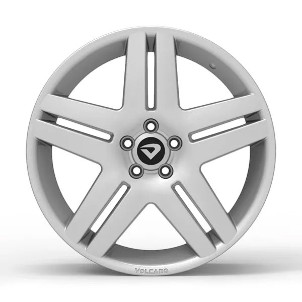 Roda Volcano LONG BEACH Aro 18" tala 6" Prata