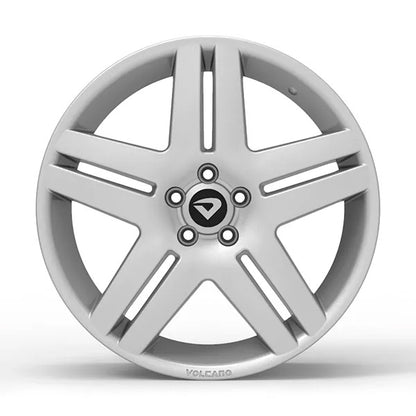 Roda Volcano LONG BEACH Aro 18" tala 6" Prata